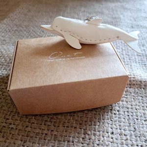 白海豚手工精品皮件鑰匙圈(ONE+ 鞄製所)